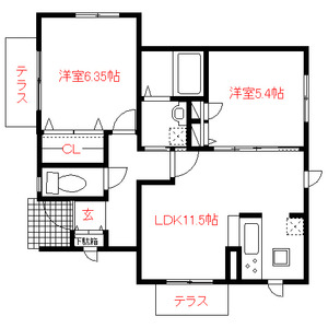 有馬ハイムの間取り