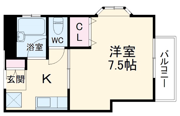運河ハイツの間取り