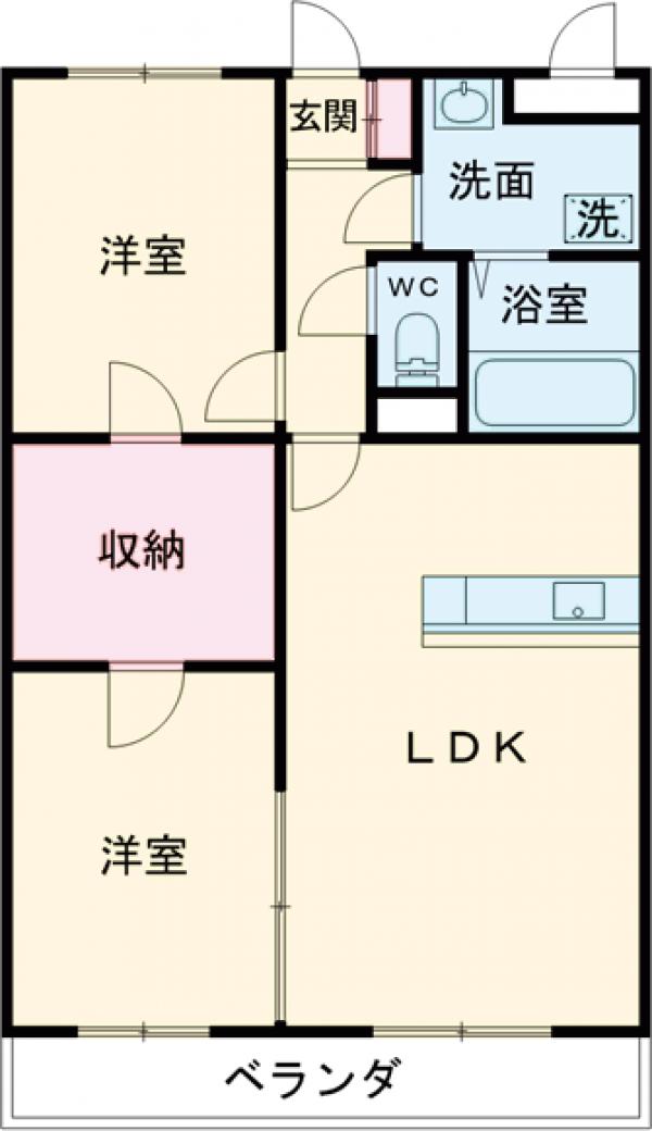 Refuge・Fの間取り