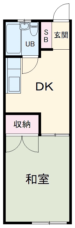 新田ハイツの間取り