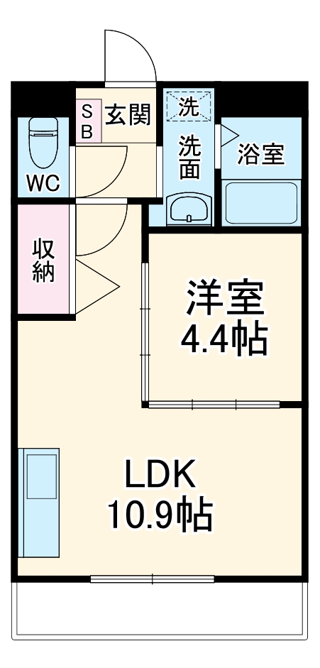 リサミィー壱番館の間取り