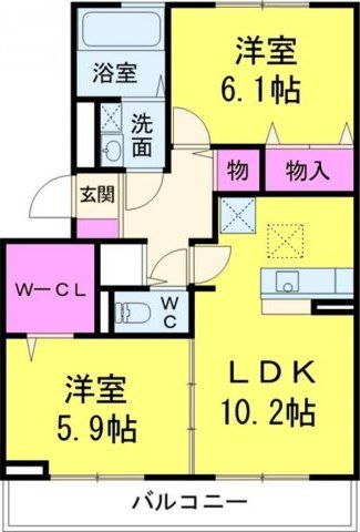 ラ ティーダの間取り