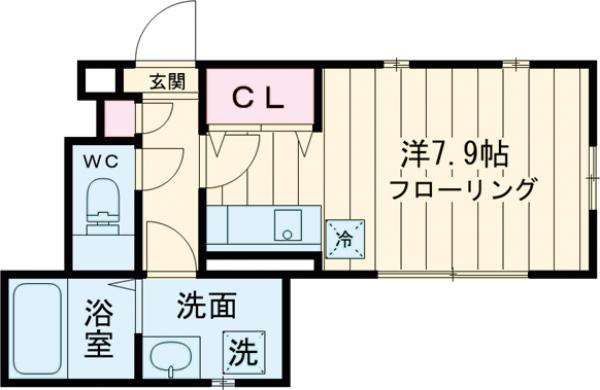 カーサ・ビアンカの間取り