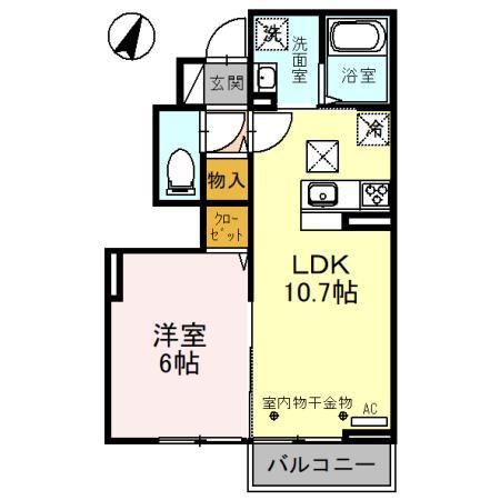匠乃館 Fの間取り