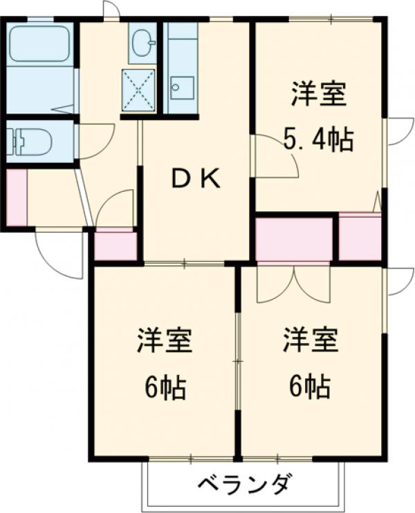 ラグラシューズBの間取り