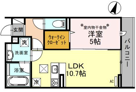 プランドール(富士見)の間取り
