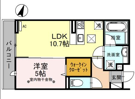 プランドール(富士見)の間取り