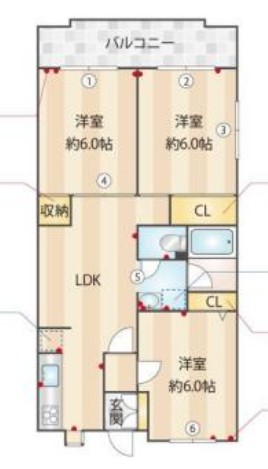 ウィンダム宮前の間取り