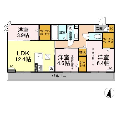 リヴィエールの間取り