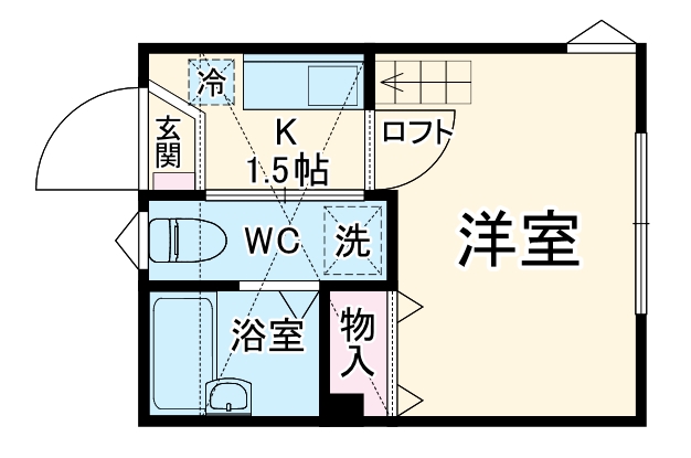 レイディアンス東山田の間取り