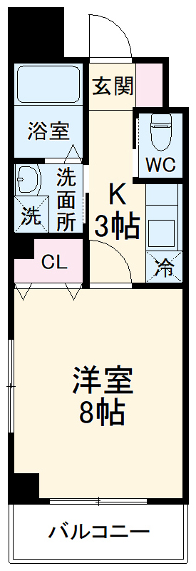 LEO弐拾六番館の間取り