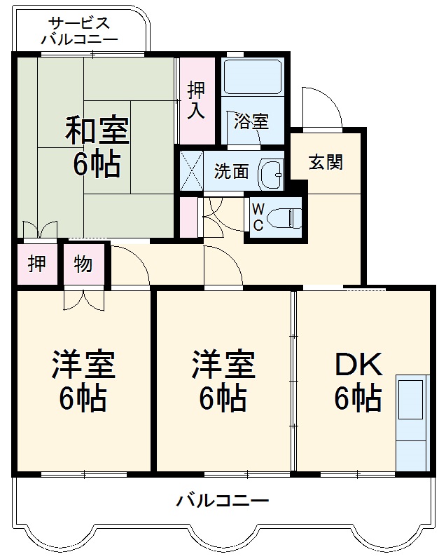 カサベルデ額田の間取り