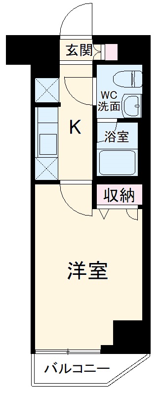 コンシェリア横濱南 LE VENT VERTの間取り