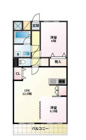 シャルムベルシーの間取り