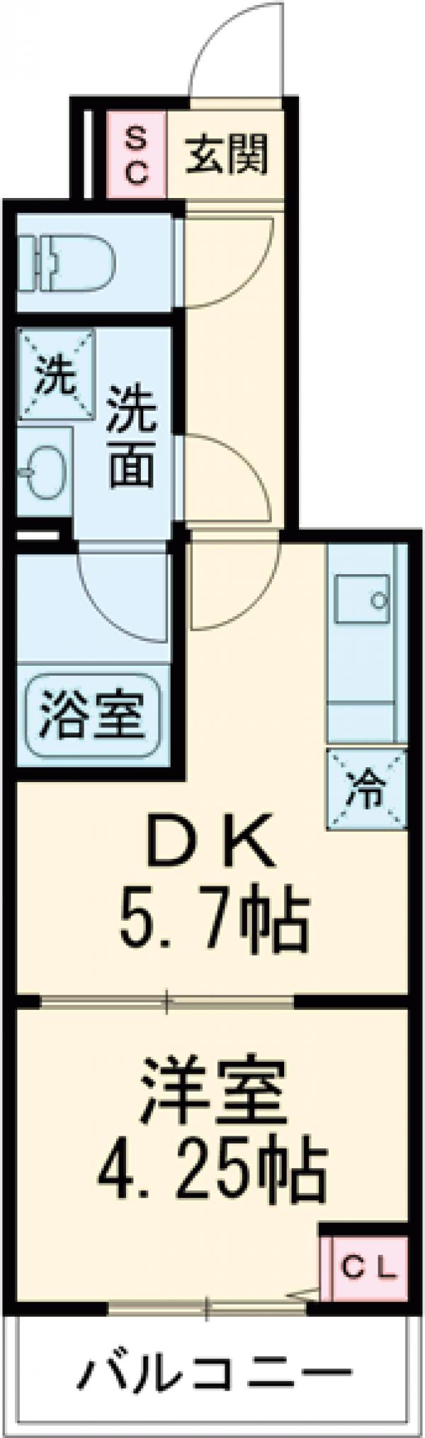 KDXレジデンス池袋要町の間取り
