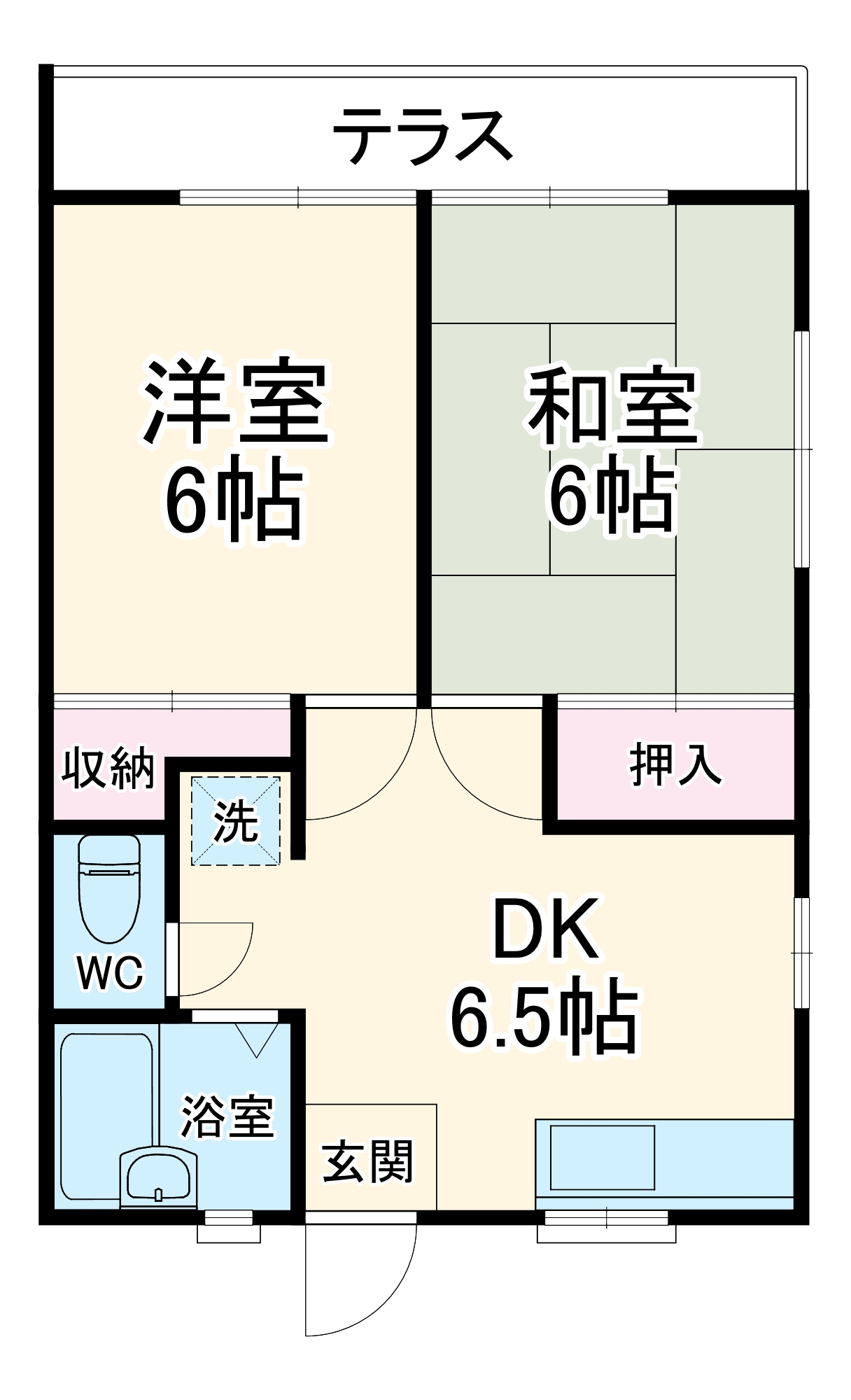 コーポラス羽沢の間取り