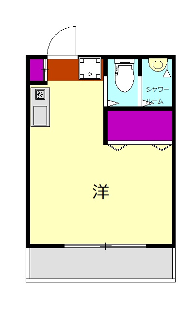 コーポセレクトの間取り
