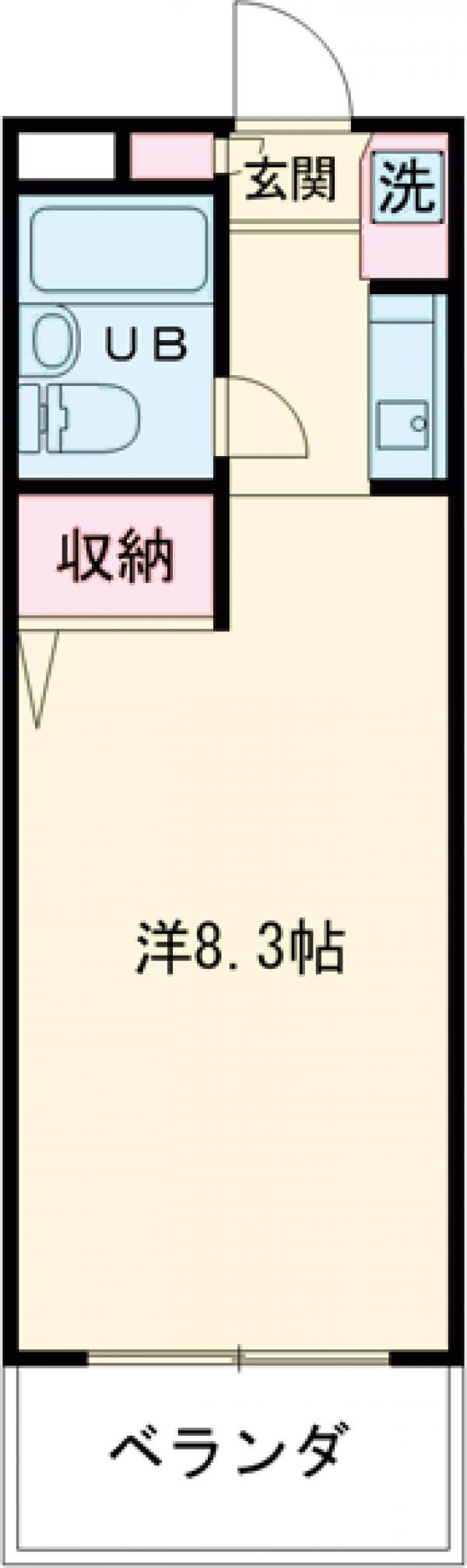 春江マンションの間取り