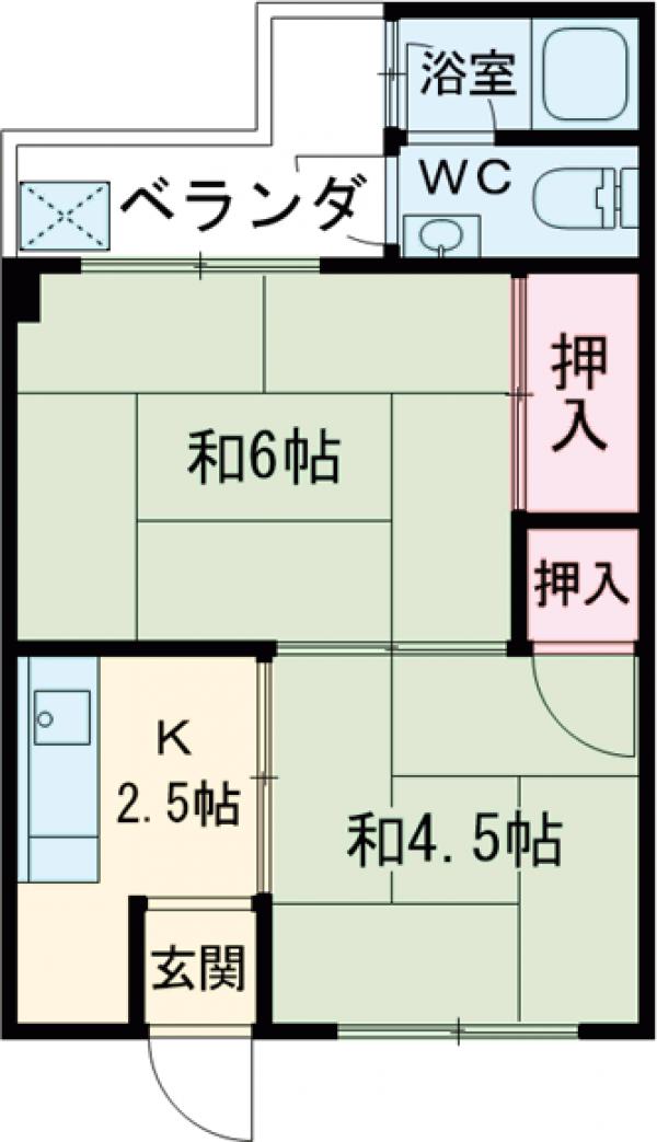 コーポ三谷の間取り