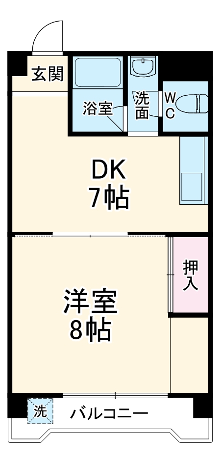 スカイハイツの間取り
