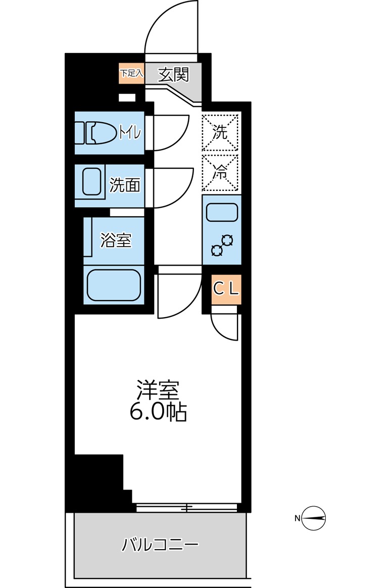 オーキッドレジデンス西川口の間取り