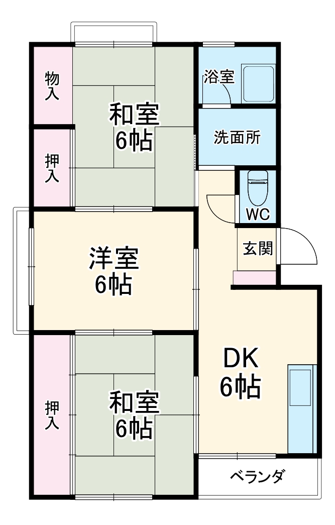須賀第2ビルの間取り