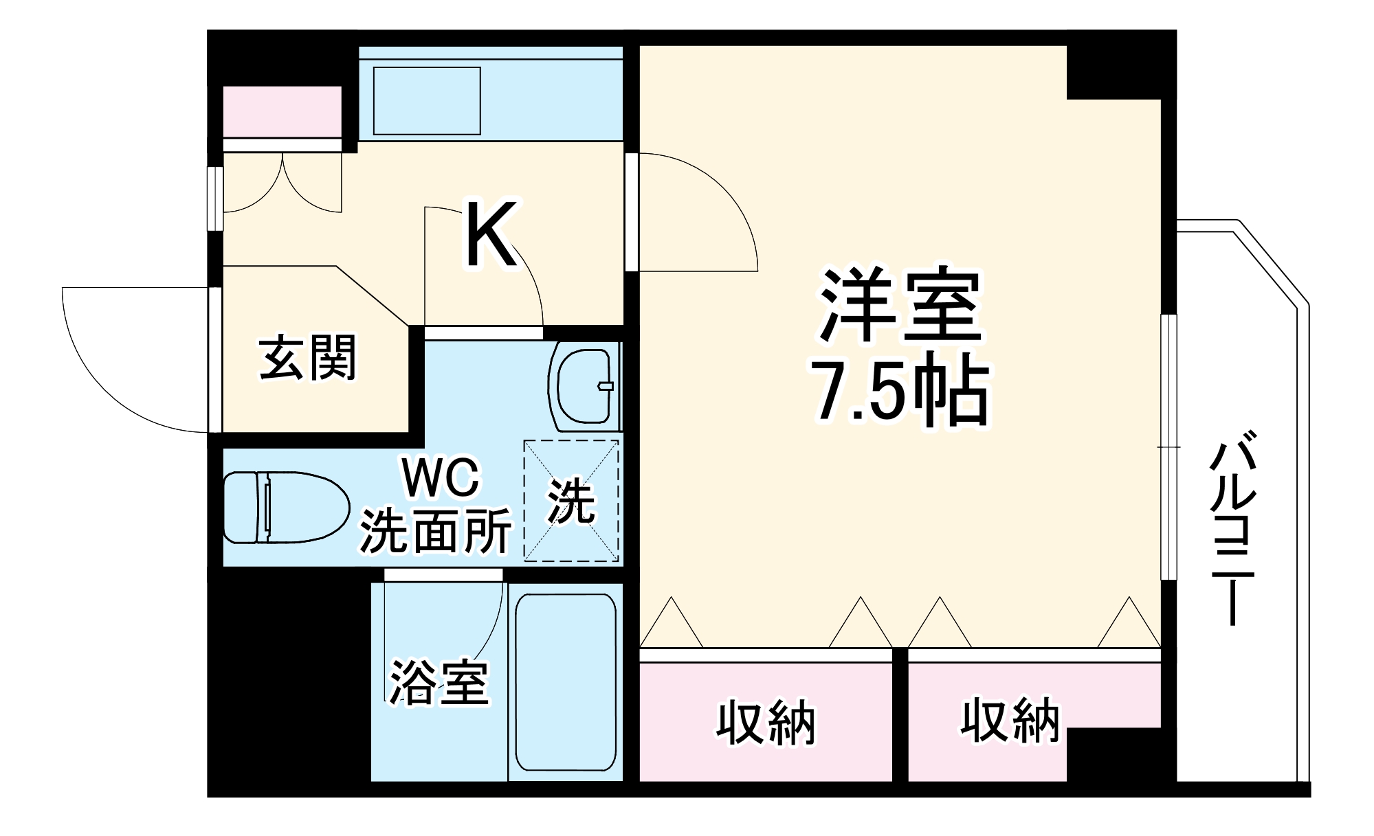 シャインビュー豊中の間取り
