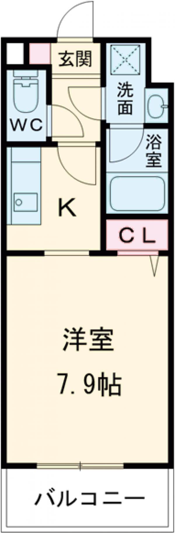 クリエイト元浜の間取り