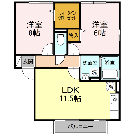 ハートワードの間取り