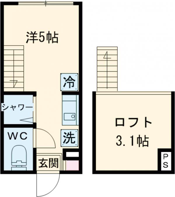 トレフェリクス新小岩の間取り