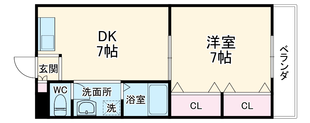 チェリーヒル刀根山の間取り
