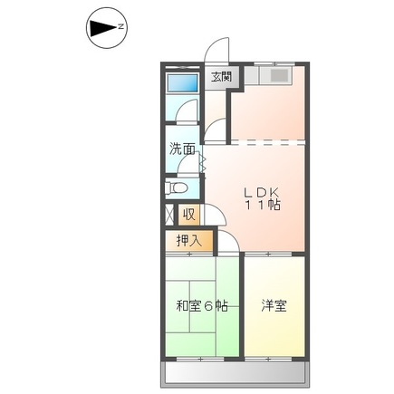 ハイツエスカイアの間取り