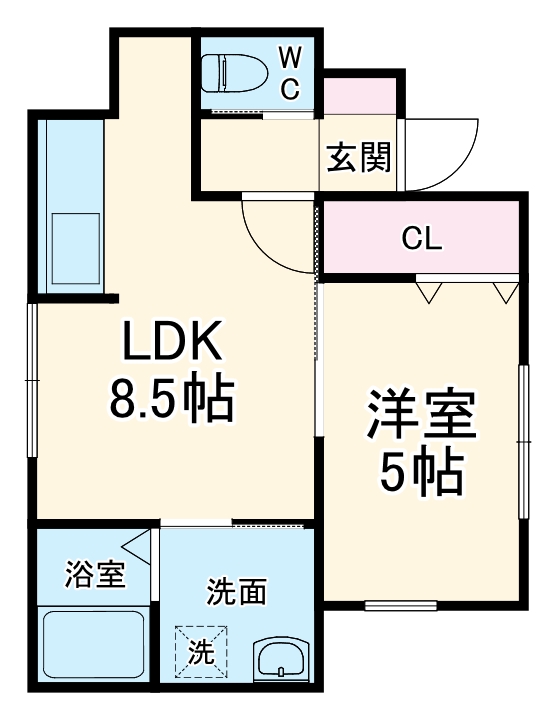 リーブルファイン正木南の間取り