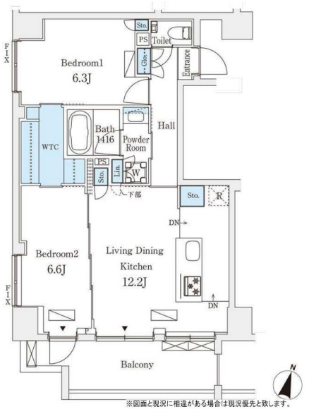 フルハウス飯田橋の間取り