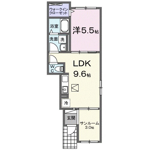 セシルの間取り