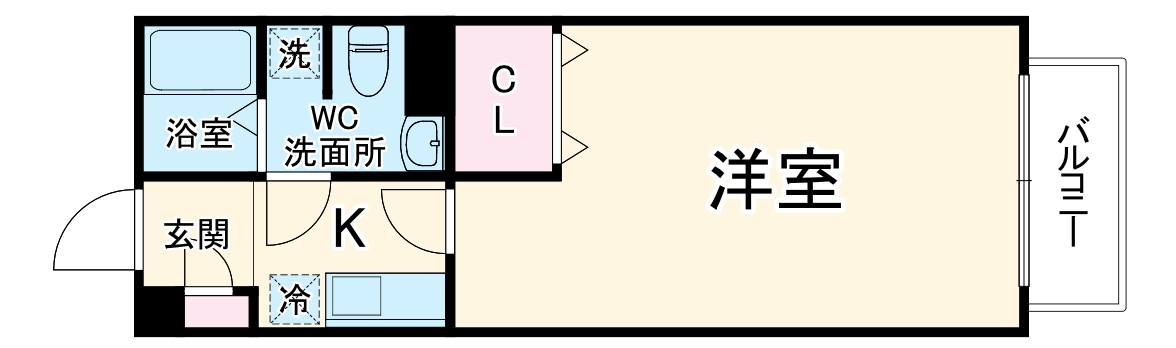 アムール やまもとの間取り