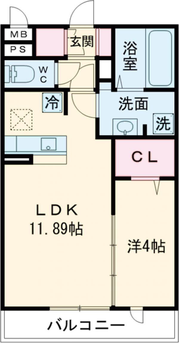 ハピネス武蔵野の間取り