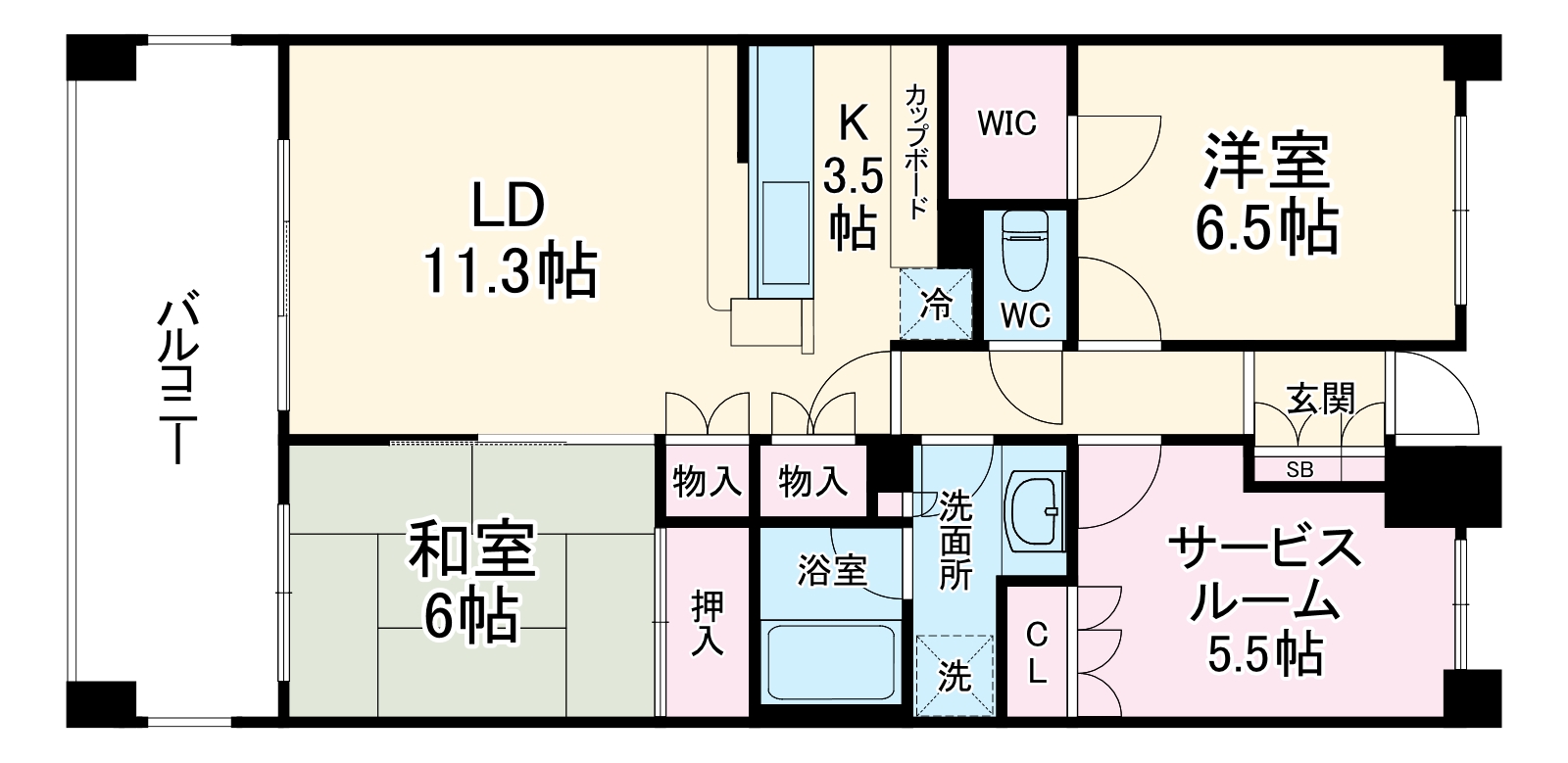 カーラシティ鎌ケ谷弐番館 の間取り