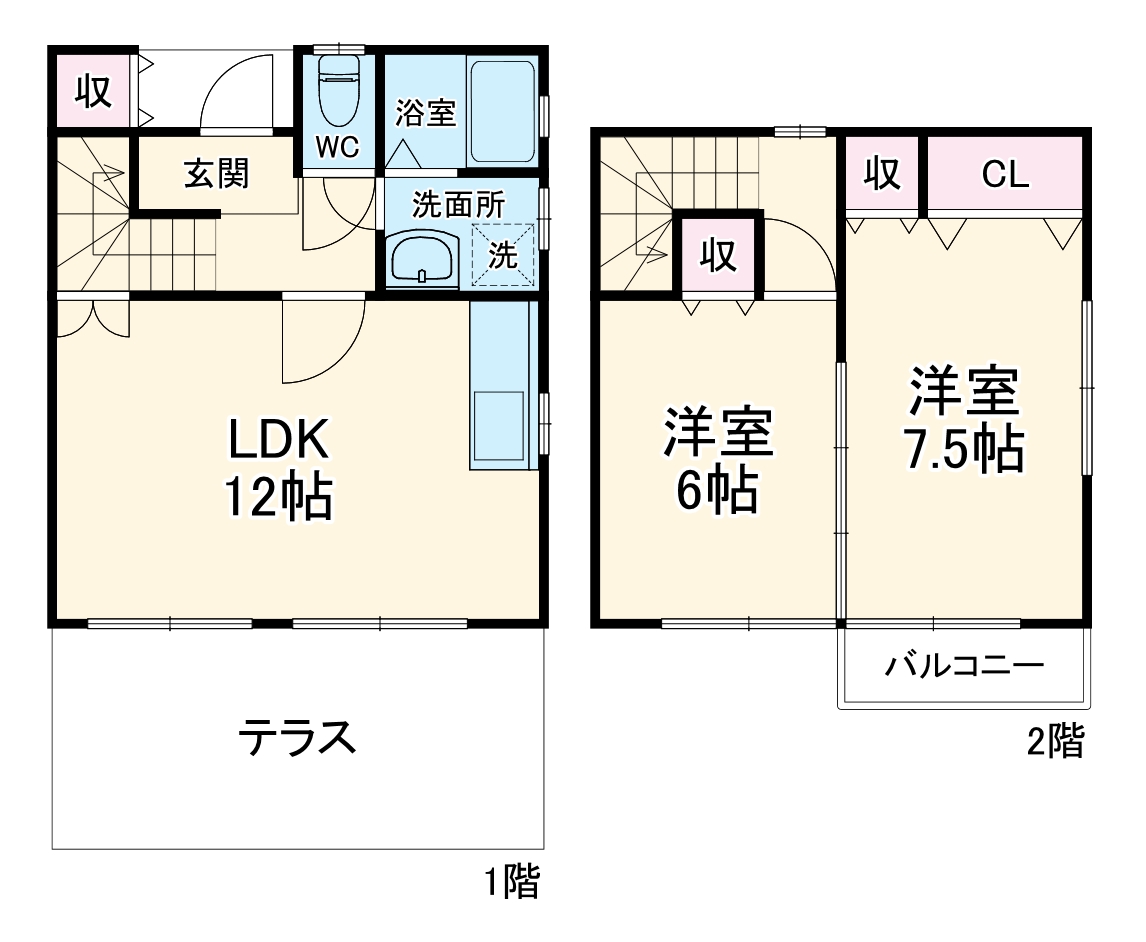 リバティハウスⅡの間取り