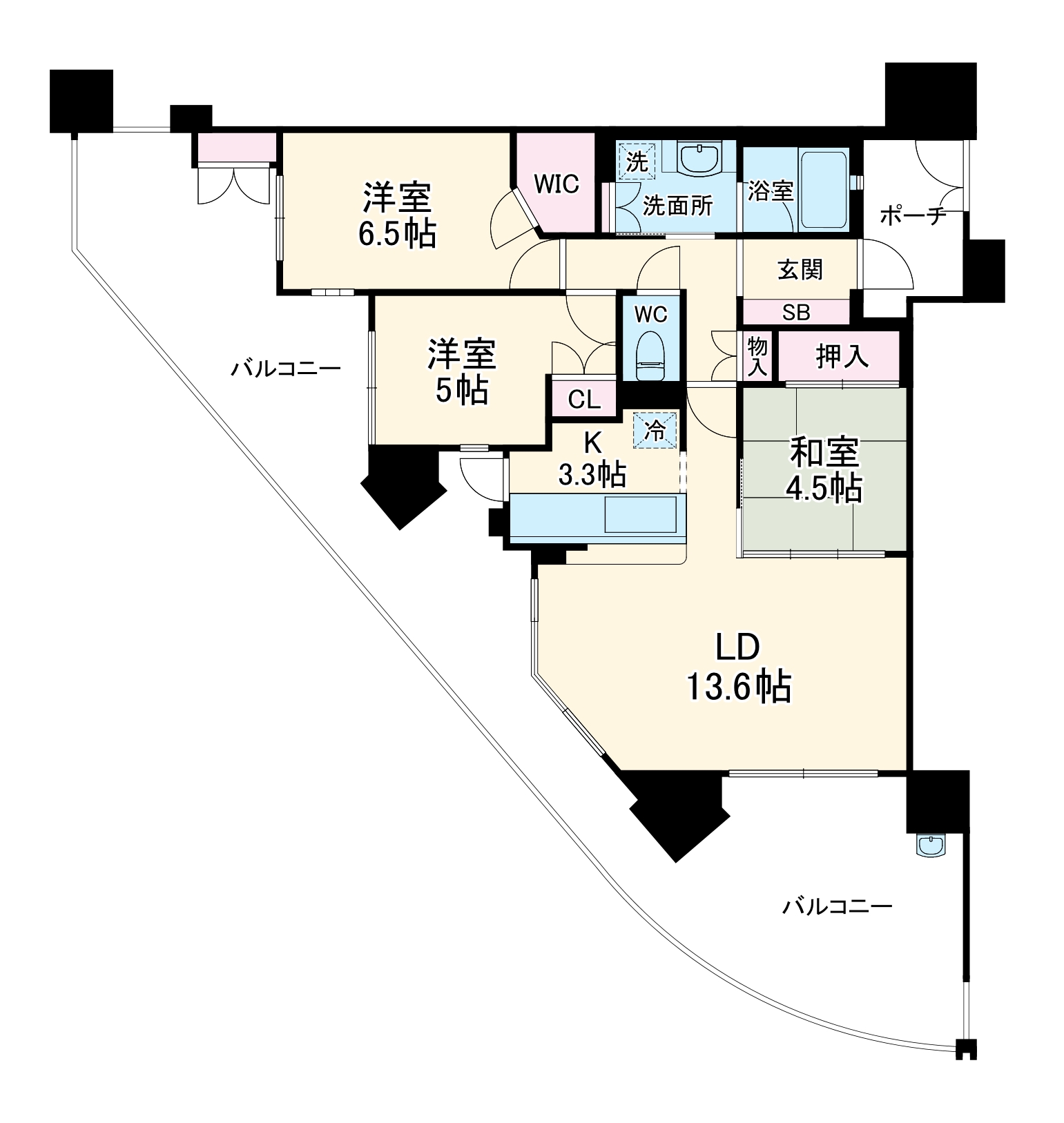 千里中央アインスの間取り