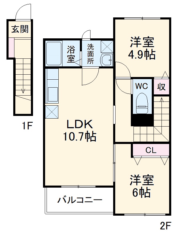 アストン・ベルの間取り