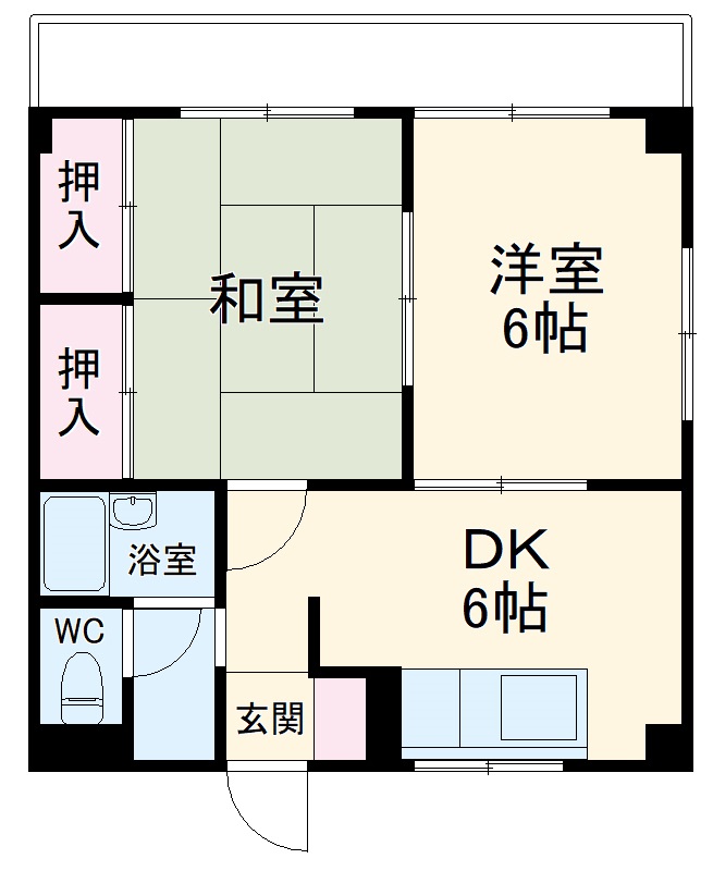 エステートピア野川の間取り
