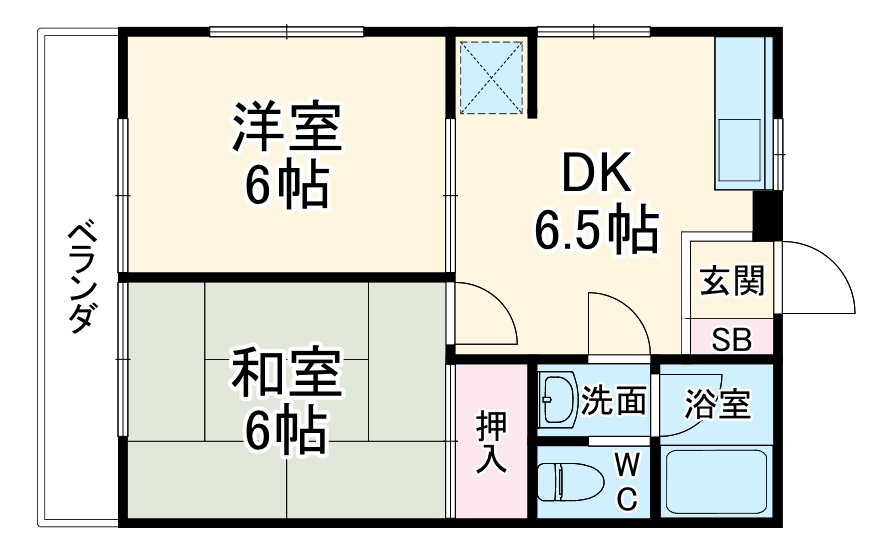 ドミール・Kの間取り