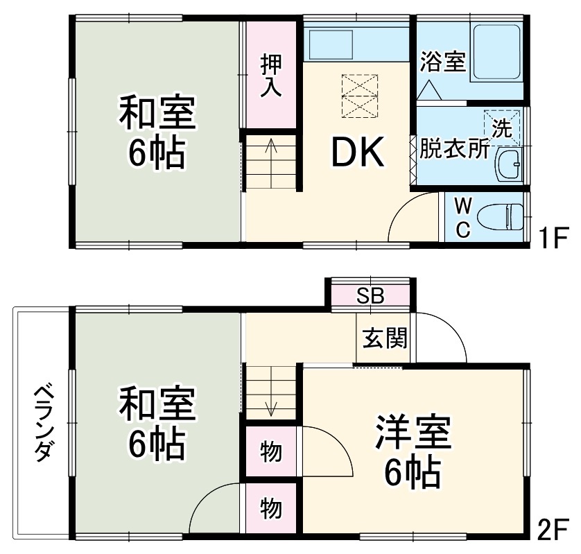 新高根3丁目戸建の間取り