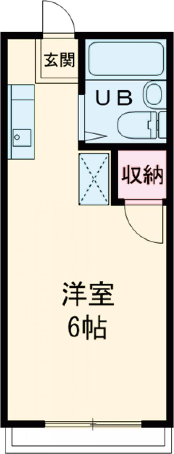 コーポLの間取り