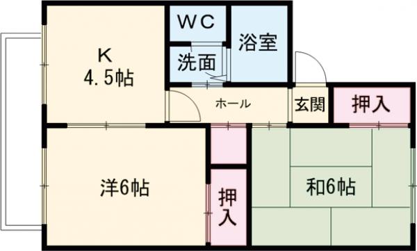 シャルムK&Nの間取り