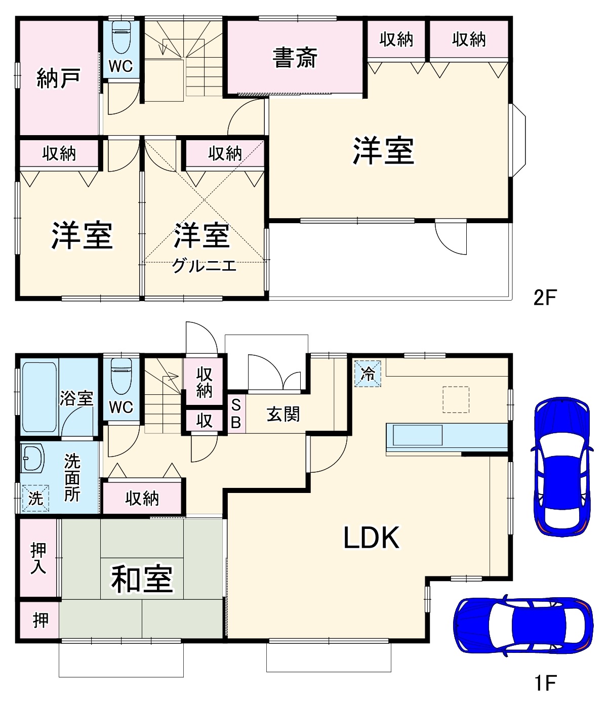 志木市本町6丁目戸建ての間取り