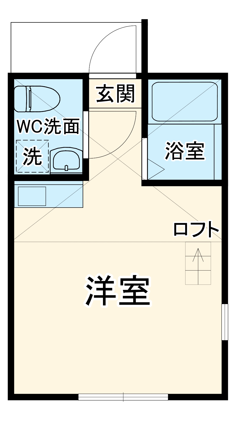 ユナイト東逗子ラグーンの間取り