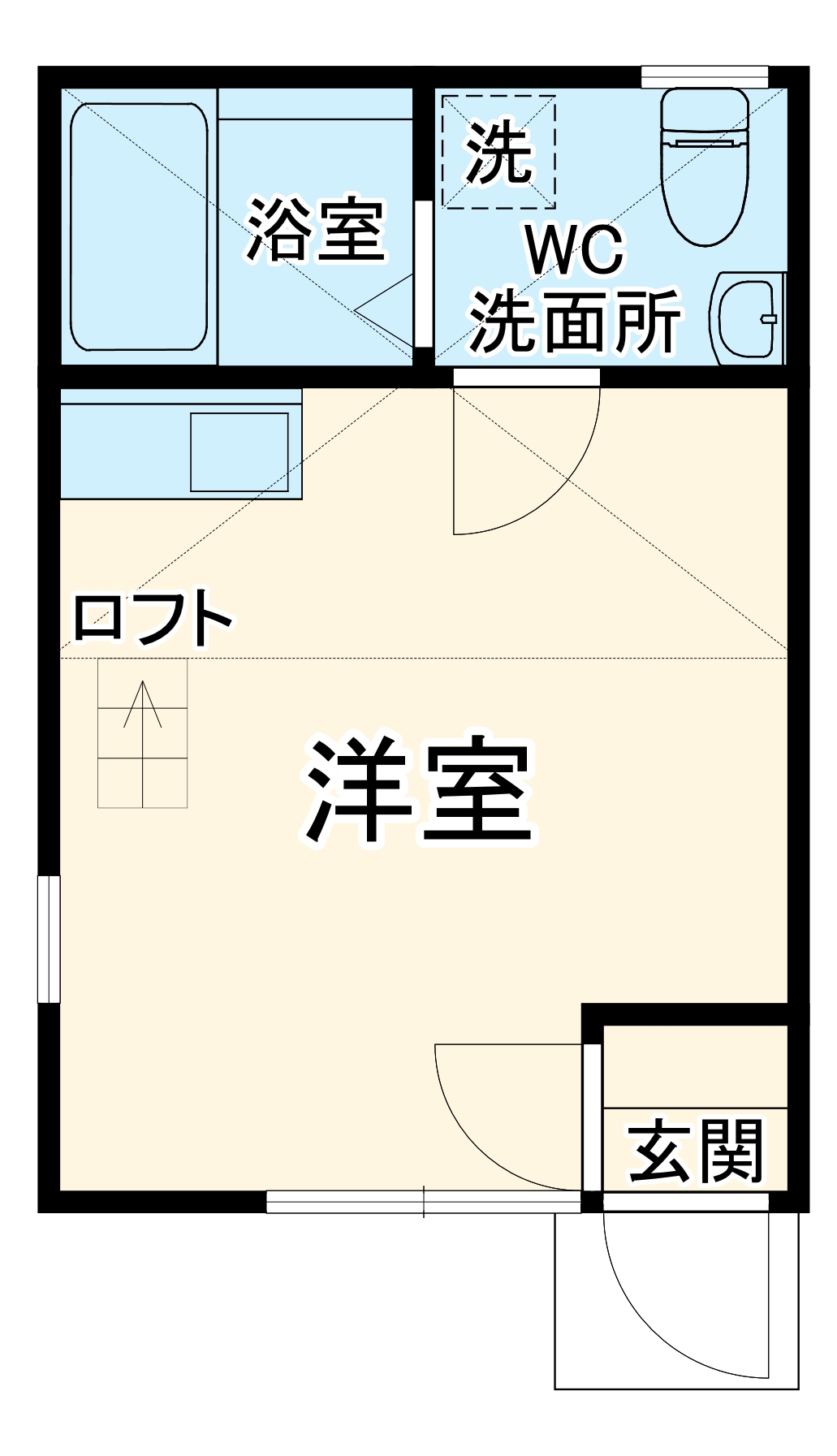 ユナイト東逗子ラグーンの間取り