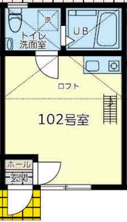 ユナイト東逗子ラグーンの間取り